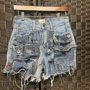 Universal Threads Upcylced Denim Boyfriend Shorts Size 2R